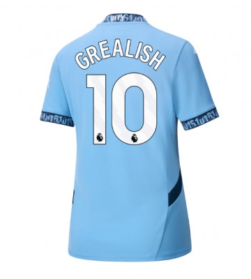 Manchester City Jack Grealish #10 Replika Hjemmebanetrøje Dame 2024-25 Kortærmet